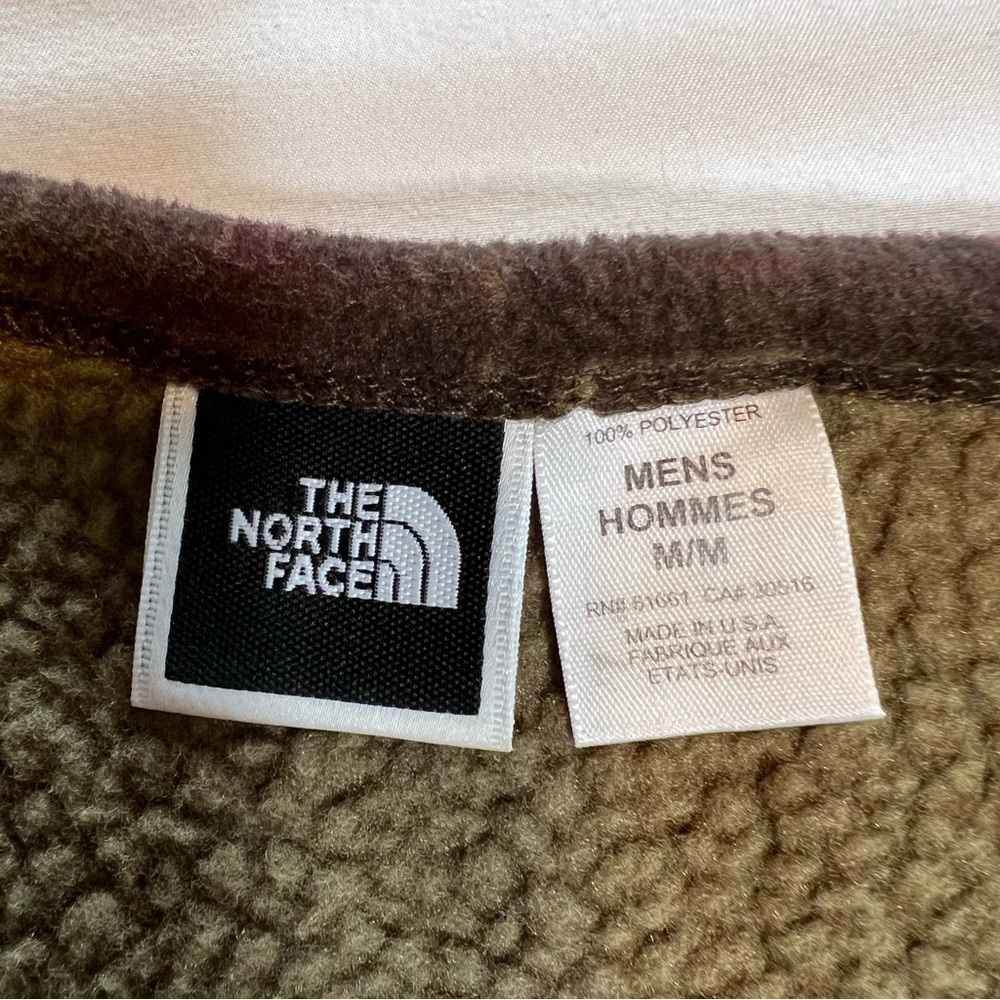 Vintage AUTHENTIC The North Face Plaid Fleece Vest EUC Like New Size Medium - Picture 2 of 12